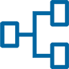 Pathways icon blue