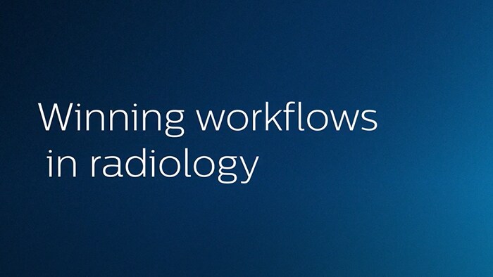 Winning workflows in Radiology - video